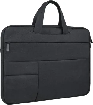 14" Water Resistant Laptop Briefcase Bag Compatible With Envy/Stream 14, IdeaPad/ThinkPad 14, Latitude 14
