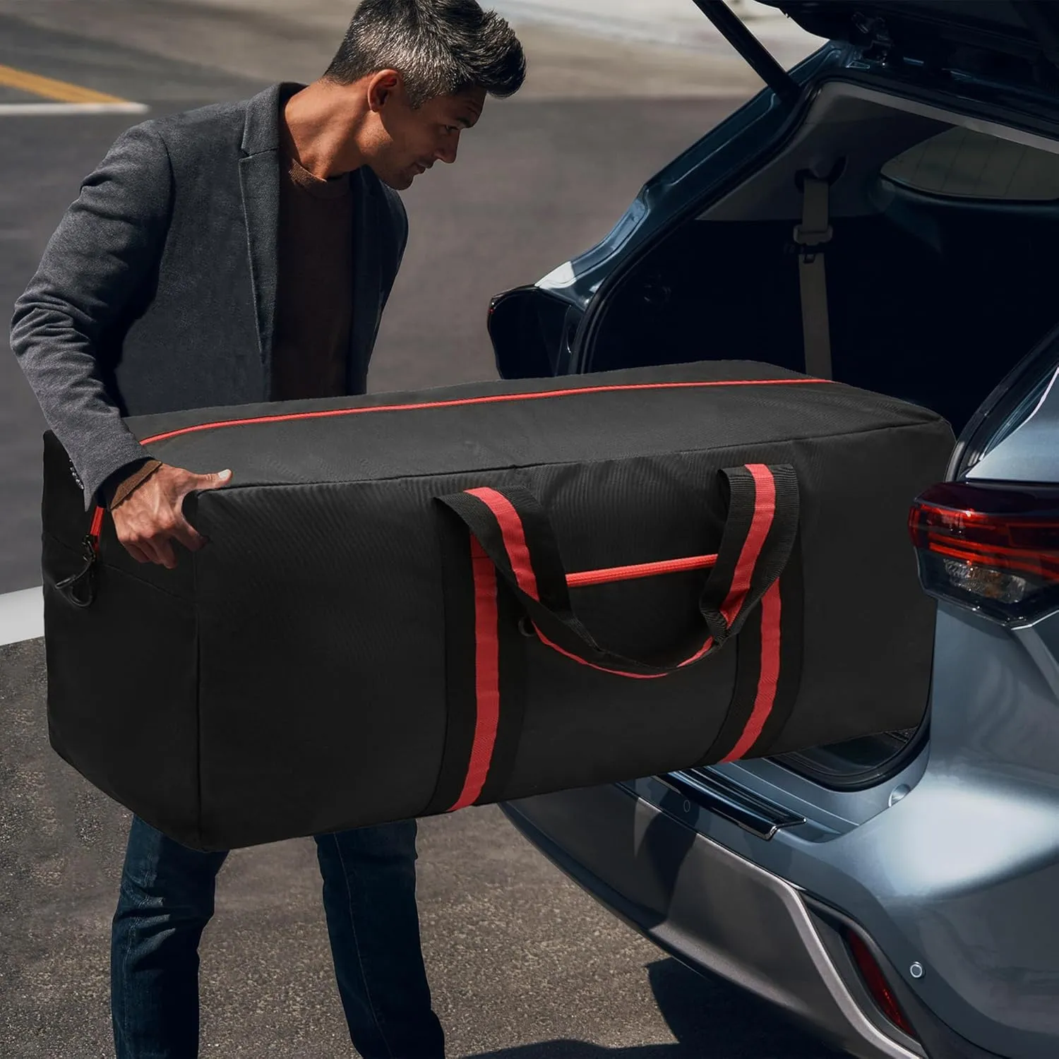 150L Large Duffle Bag for Travel 37” Diffle Bag for Overnight Weekender Camping, Storage for Men Women, 2 Pack