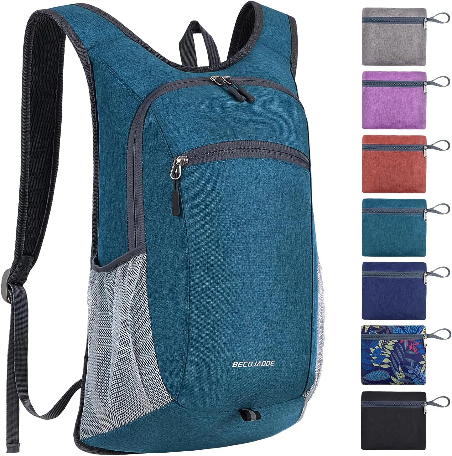 15L Hiking Backpack Small Travel Backpack Lightweight Packable Backpacks Casual Daypack for Women and Men, Turquoise