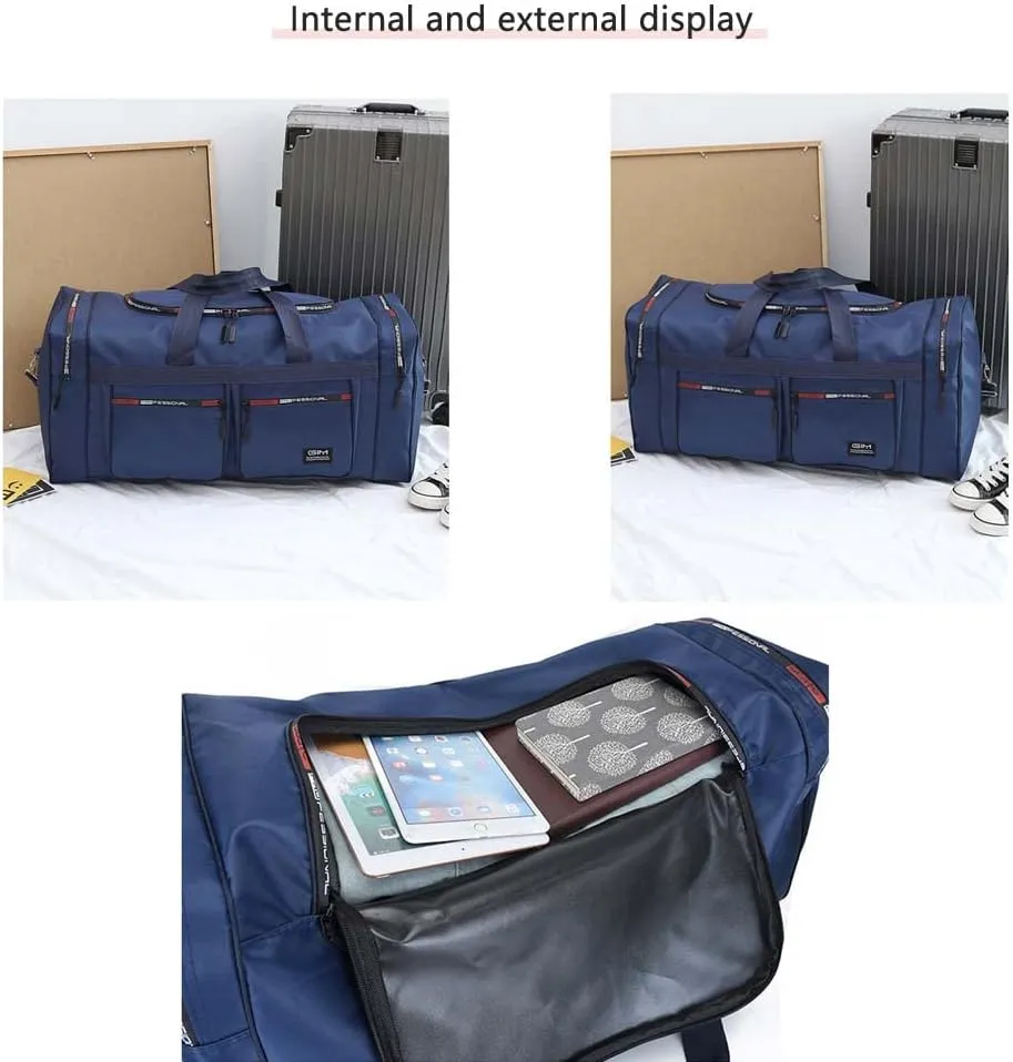 75L Gym Bag for Women & Men for Moving,Vacation,Weekend Getaway Overnight.Big Travel Bag Can Carry All of You Want to.