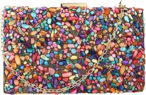 Acrylic Handbags for Women Perspex Geometric Evening Clutch Bag Elegant Purses Box Crossbody Bag for Wedding Banquet Prom