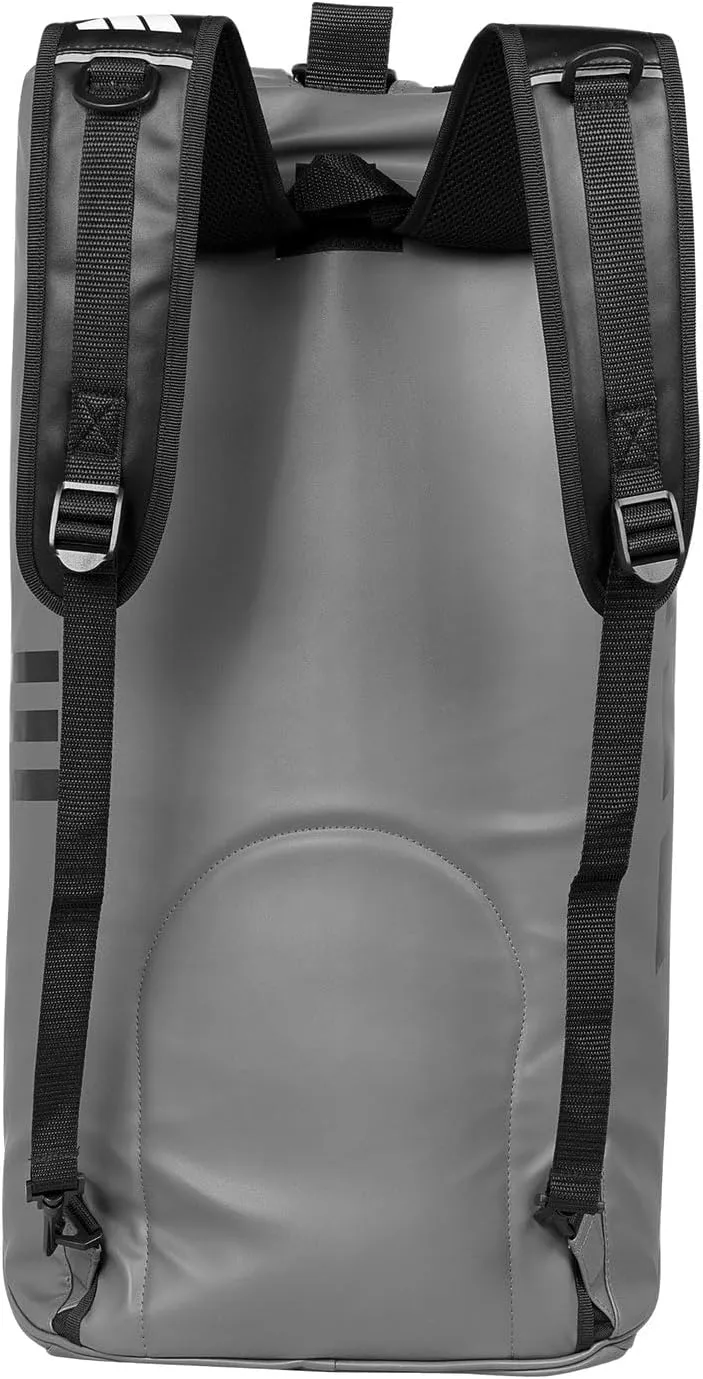 adidas Combat Sports 2-in-1 Training Sports Equipment Duffel Bag - Grey Black - Medium