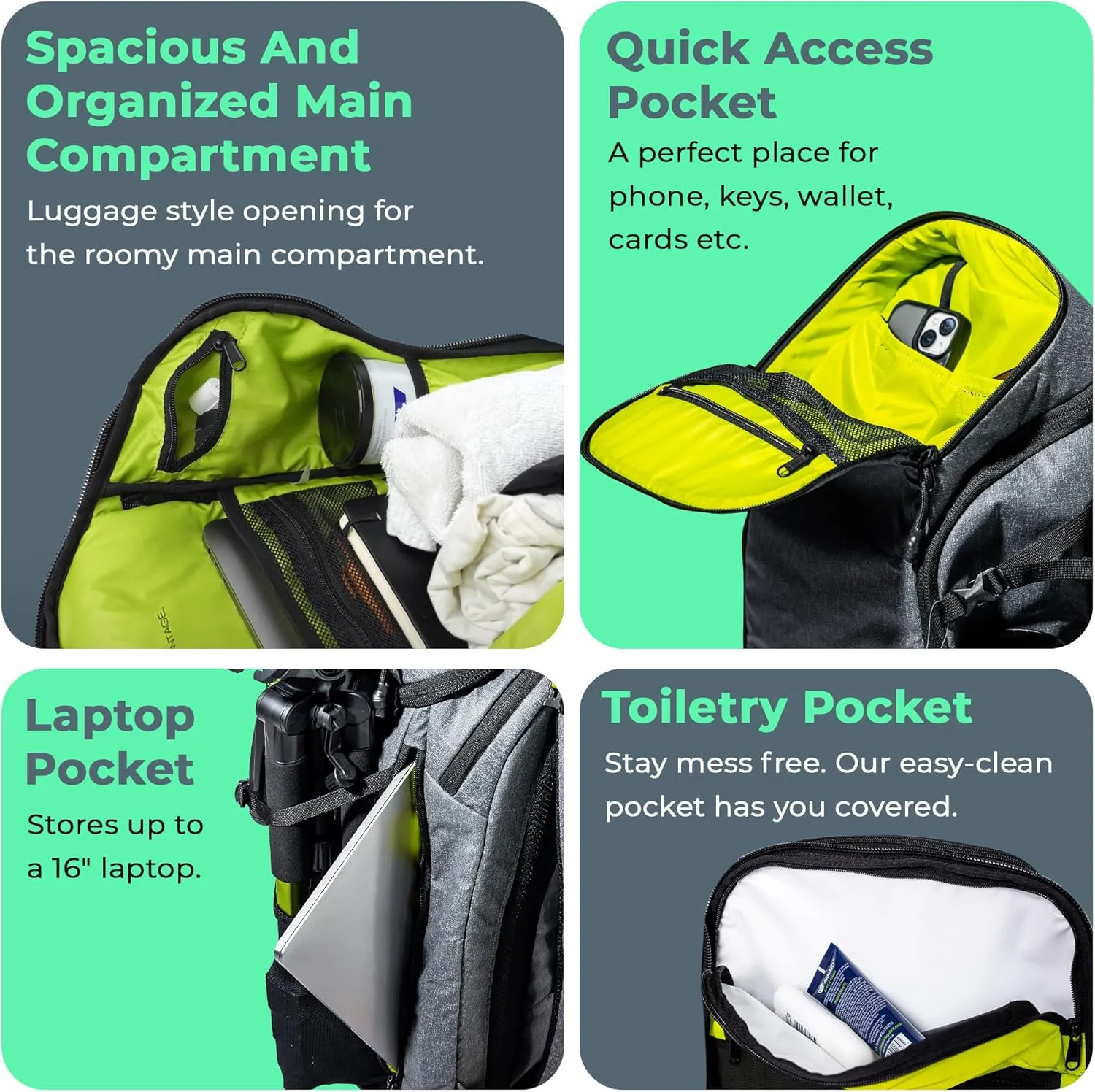 ADV Tennis Backpack V2 and Pickleball Backpack V2 - Tennis Bag and Pickleball Bag, Modern & Functional Design, Cooler, Shoe Compartment, and Unmatched Organization for Men and Women