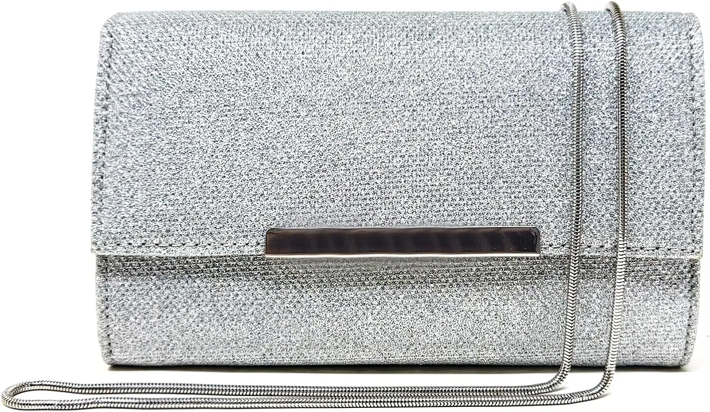 AFKOMST Small Clutch Purses for Women Formal Evening Bag Crossbody and Wristlet Handbags for Party Prom Cocktail Wedding