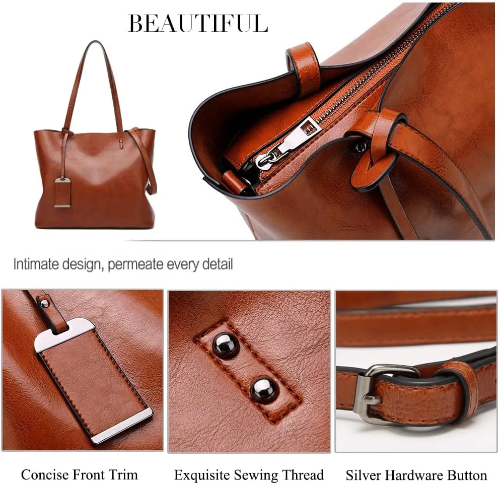 ALARION Women Top Handle Satchel Handbags Shoulder Bag Messenger Tote Bag Purse