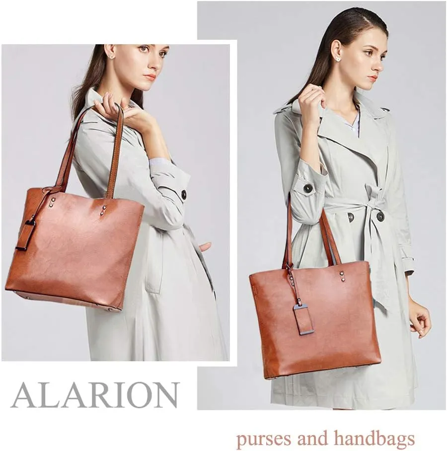 ALARION Women Top Handle Satchel Handbags Shoulder Bag Messenger Tote Bag Purse
