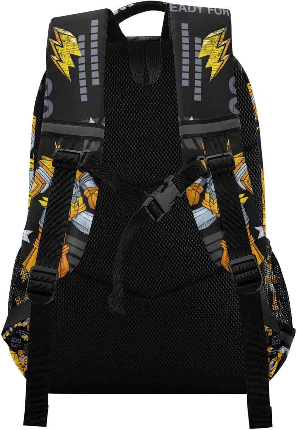 ALAZA Catoon Robots Backpack Girls Kids Backpacks Boys School Bookbag 3rd 4th 5th Grade Casual Daypack Laptop Shoulder Bag with Chest Strap
