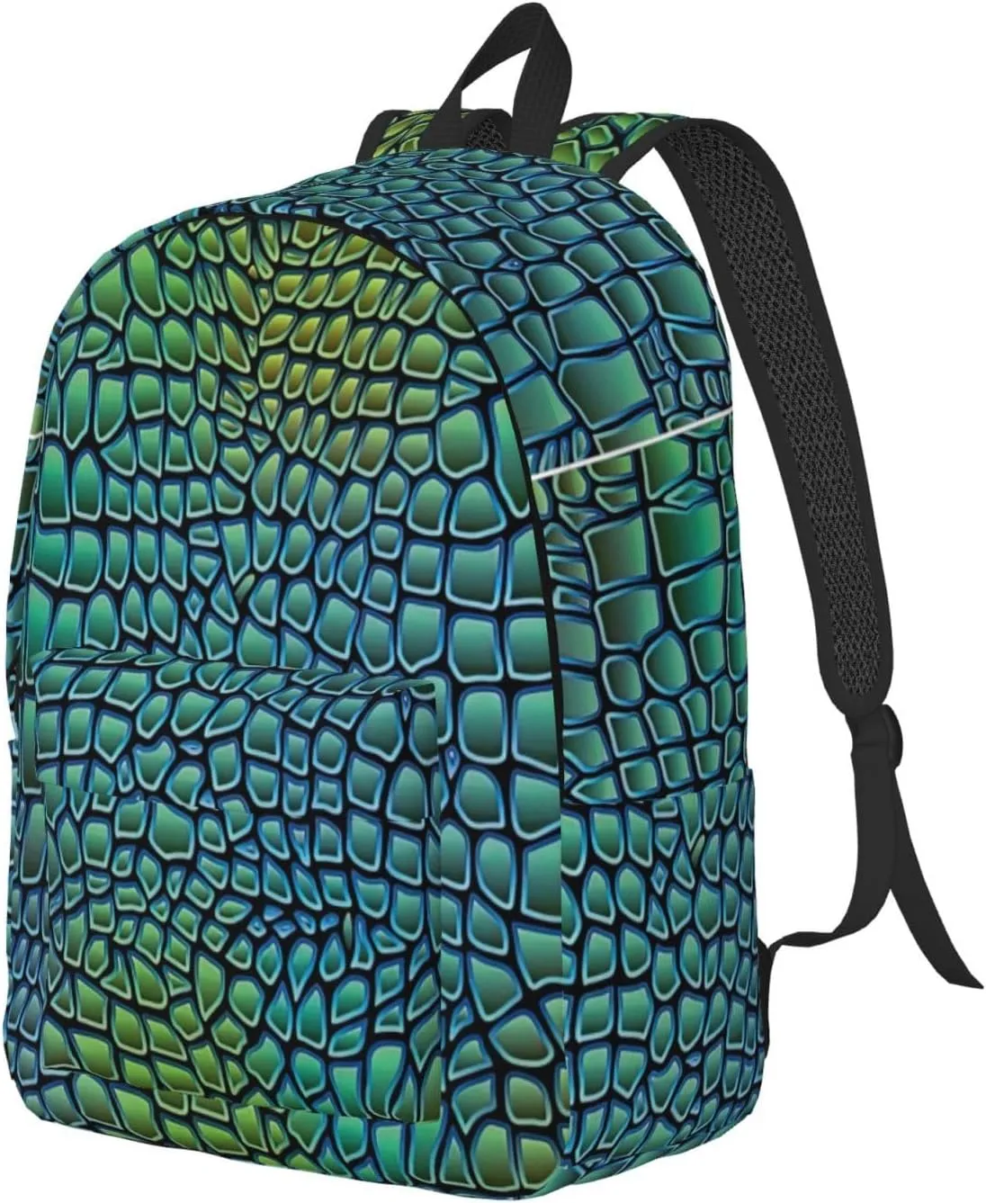 Alligator Skin Canvas Casual Lightweight Duffel Bag, Fashion Duffel Bag, Unisex Travel Backpack