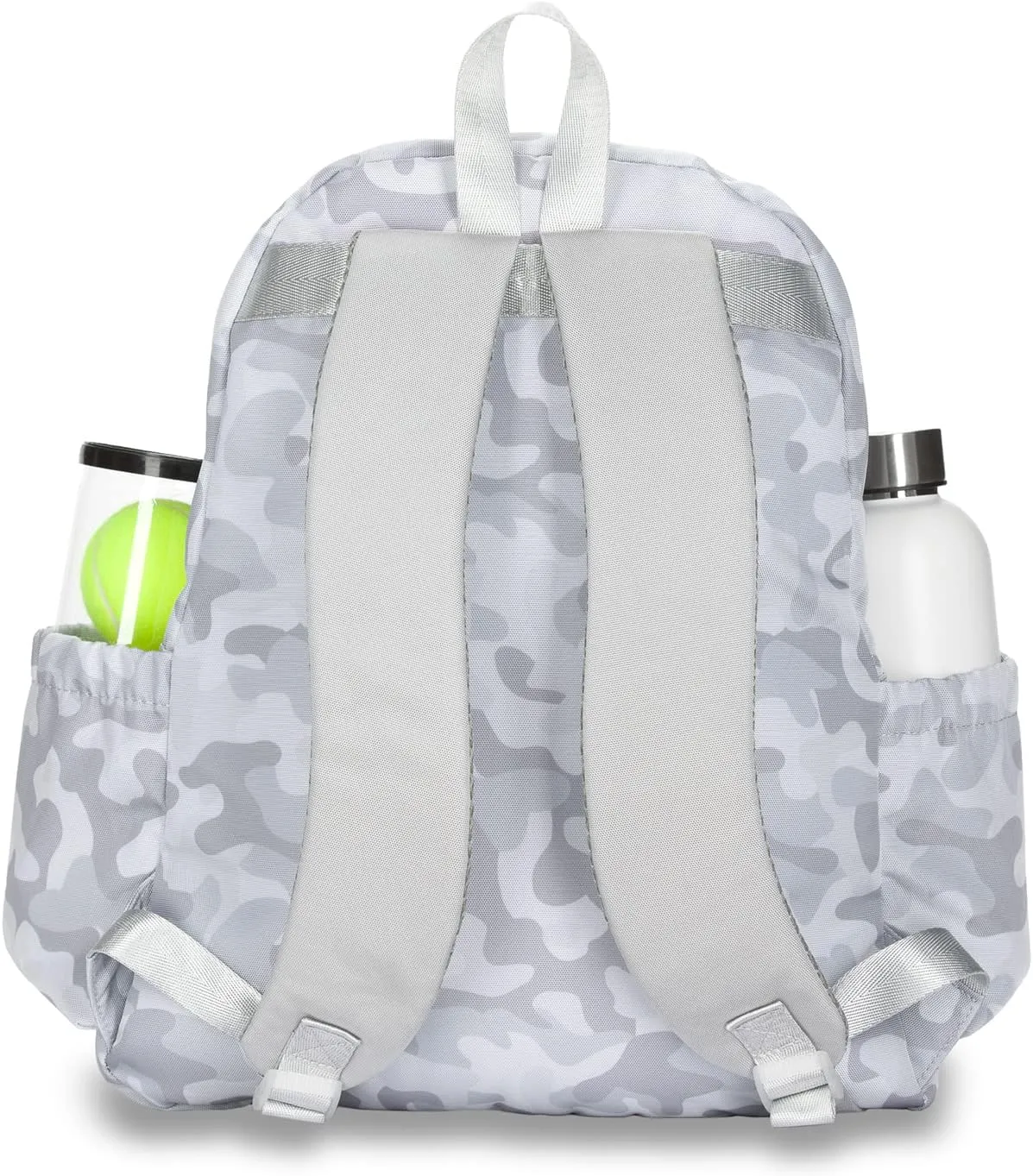 Ame & Lulu Game On Tennis Backpack - Contains Padded & Adjustable Straps - Two Exterior Water Bottle Pockets