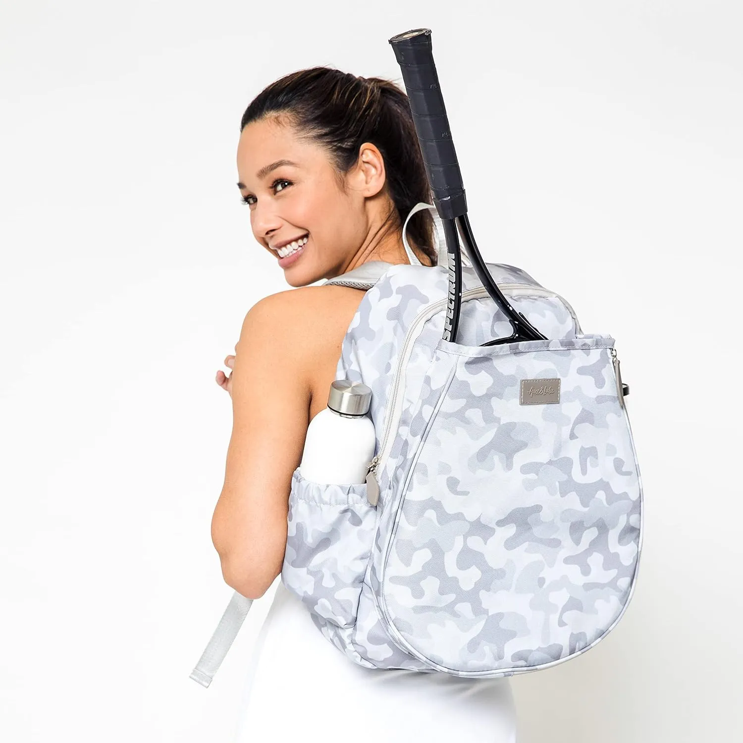 Ame & Lulu Game On Tennis Backpack - Contains Padded & Adjustable Straps - Two Exterior Water Bottle Pockets