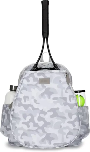 Ame & Lulu Game On Tennis Backpack - Contains Padded & Adjustable Straps - Two Exterior Water Bottle Pockets