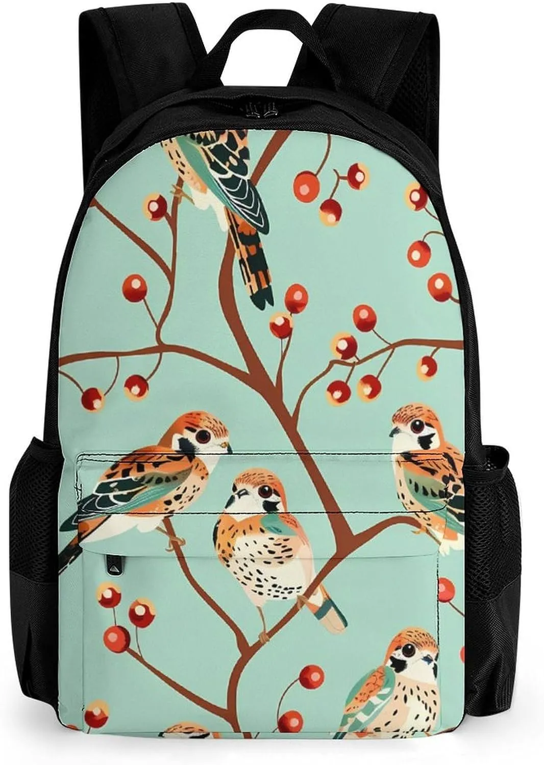 American Kestrel Pattern 16 Inch Laptop Backpack Large Capacity Daypack Travel Shoulder Bag for Men Women