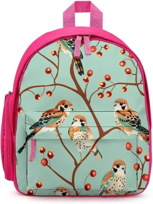 American Kestrel Pattern Cute Backpack Lightweight Mini Shoulder Bag Travel Daypack for Camping Picnic