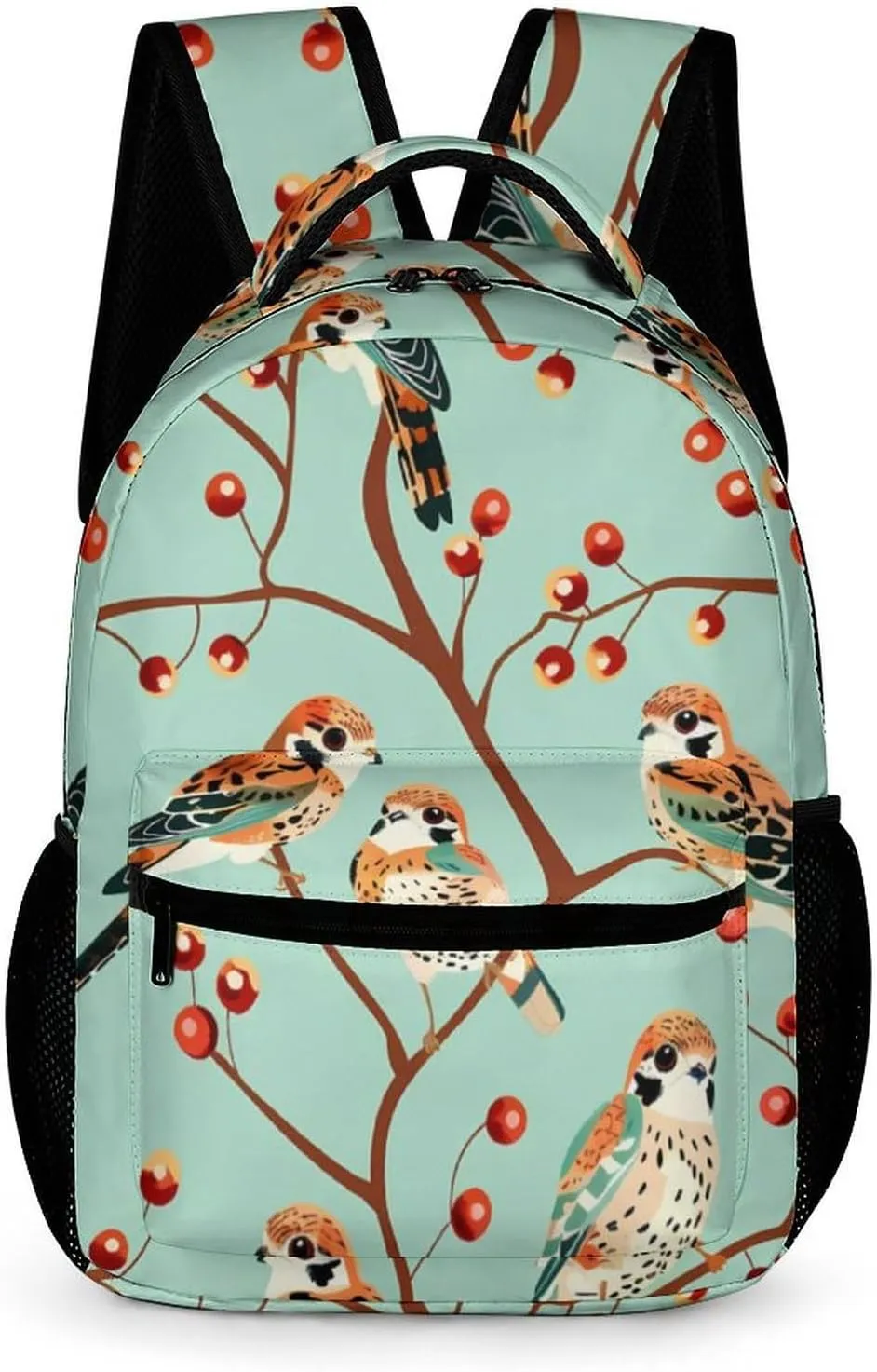 American Kestrel Pattern Travel Backpack Cute Laptop Bag Aesthetic Campus Backpack Casual Daypack