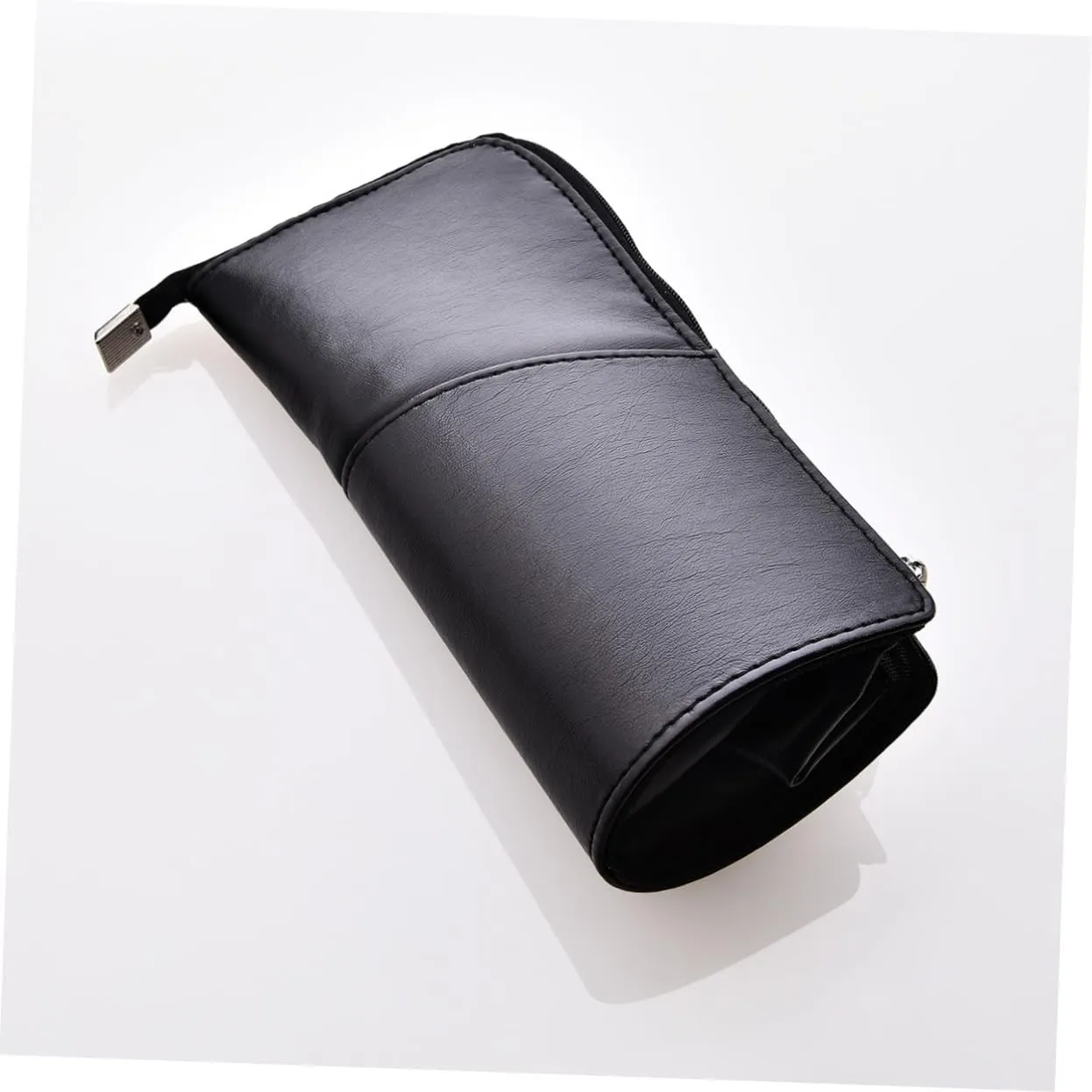 Angoily 2pcs Makeup Bag for Travel Woman Makeup Bag Cosmetic Brush Pouch Makeup Brush Purse Portable, Blackx2pcs, Mx2pcs