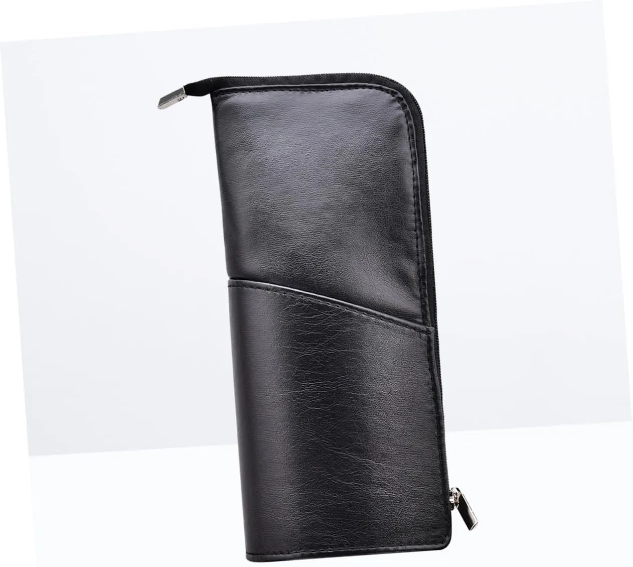 Angoily 2pcs Makeup Bag for Travel Woman Makeup Bag Cosmetic Brush Pouch Makeup Brush Purse Portable, Blackx2pcs, Mx2pcs