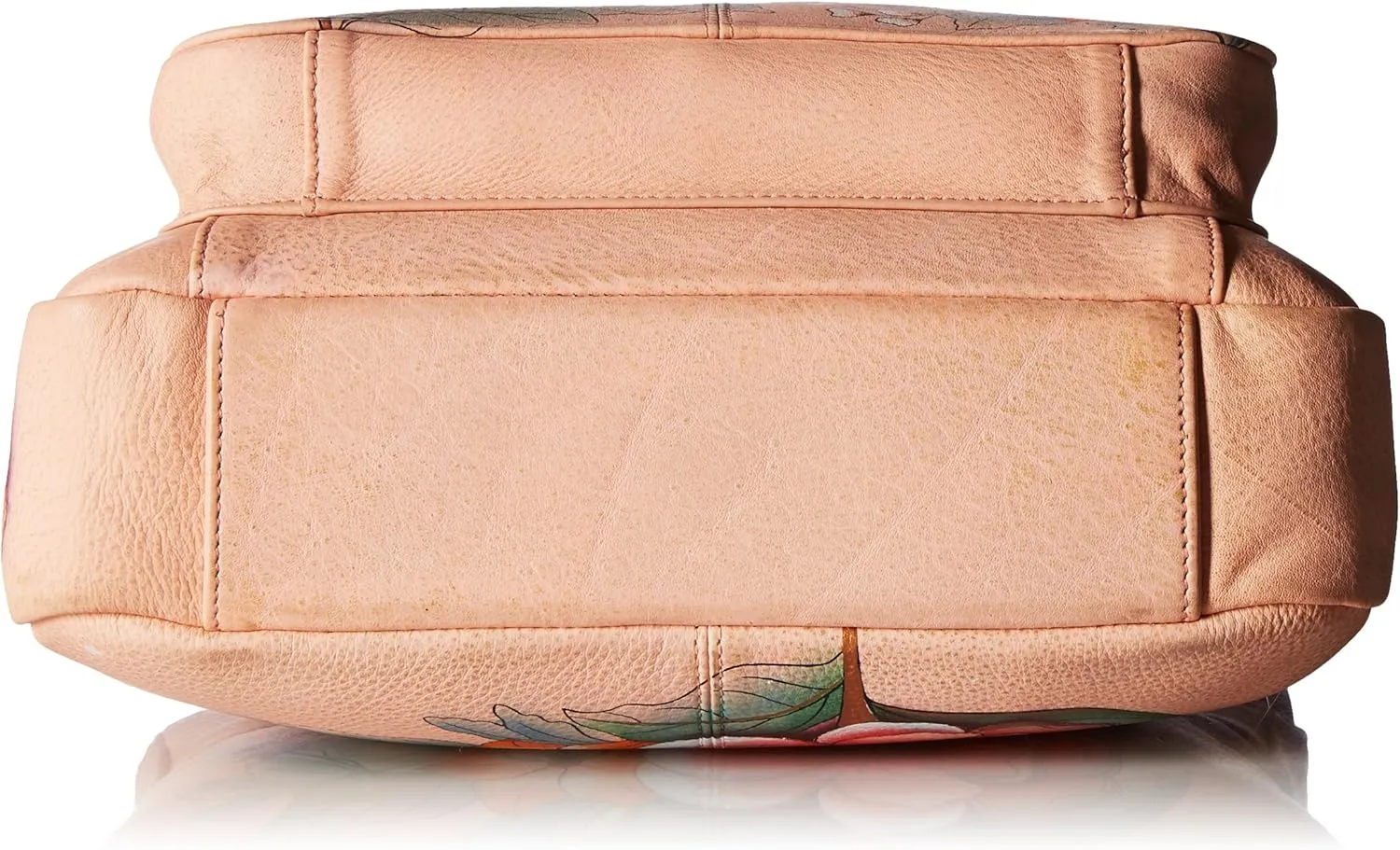 Anna by Anuschka Hand Painted Women’s Genuine Leather Medium Crossbody Handbag,