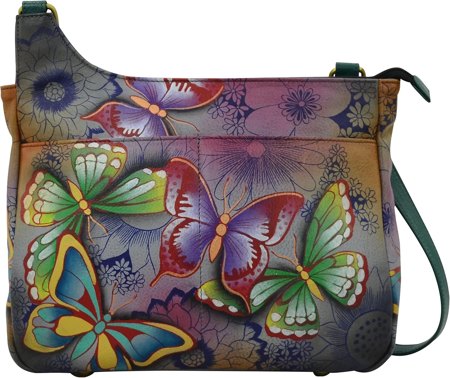 Anna by Anuschka Medium Asymmetric Dual Pocket Cross Body
