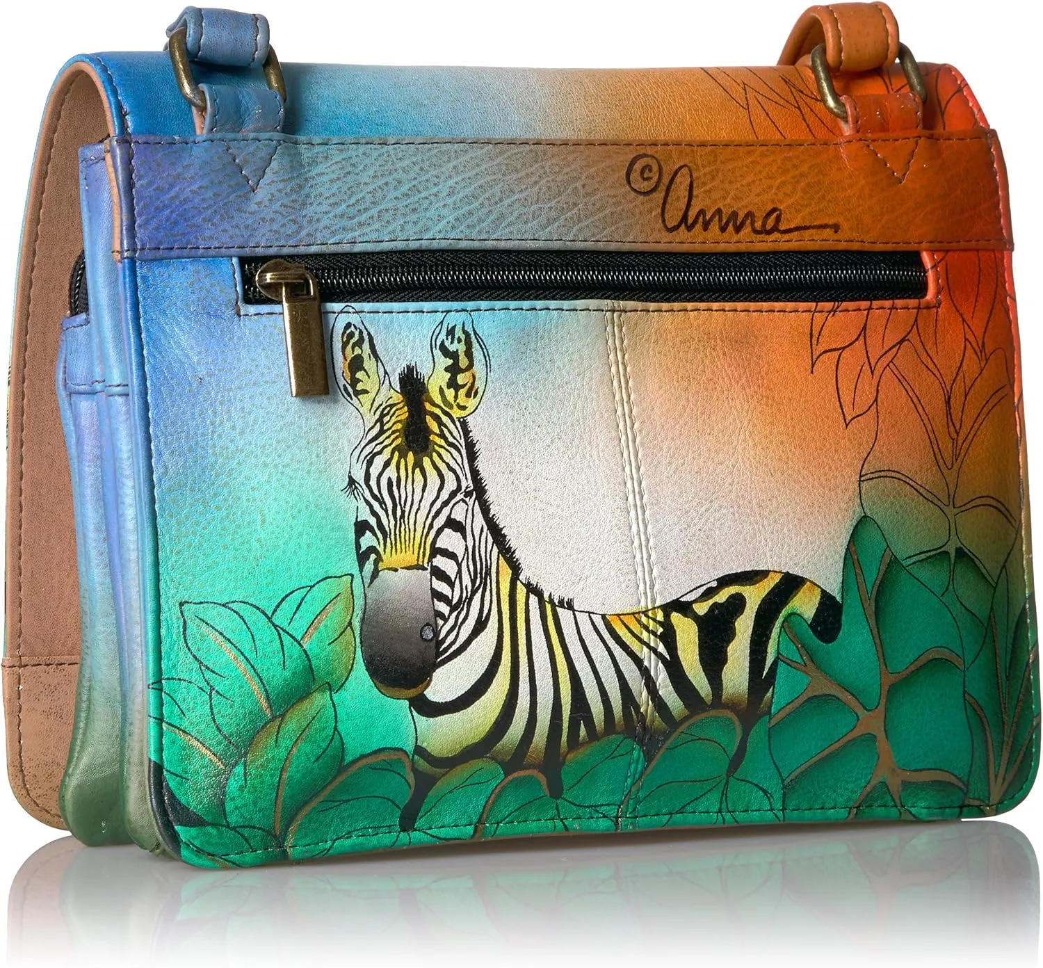 Anna by Anuschka Medium Saddle Handbag