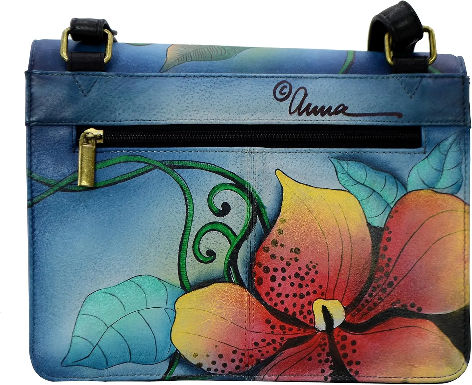 Anna by Anuschka Medium Saddle Handbag