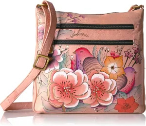 Anna by Anuschka Medium Triple Pocket Cross Body