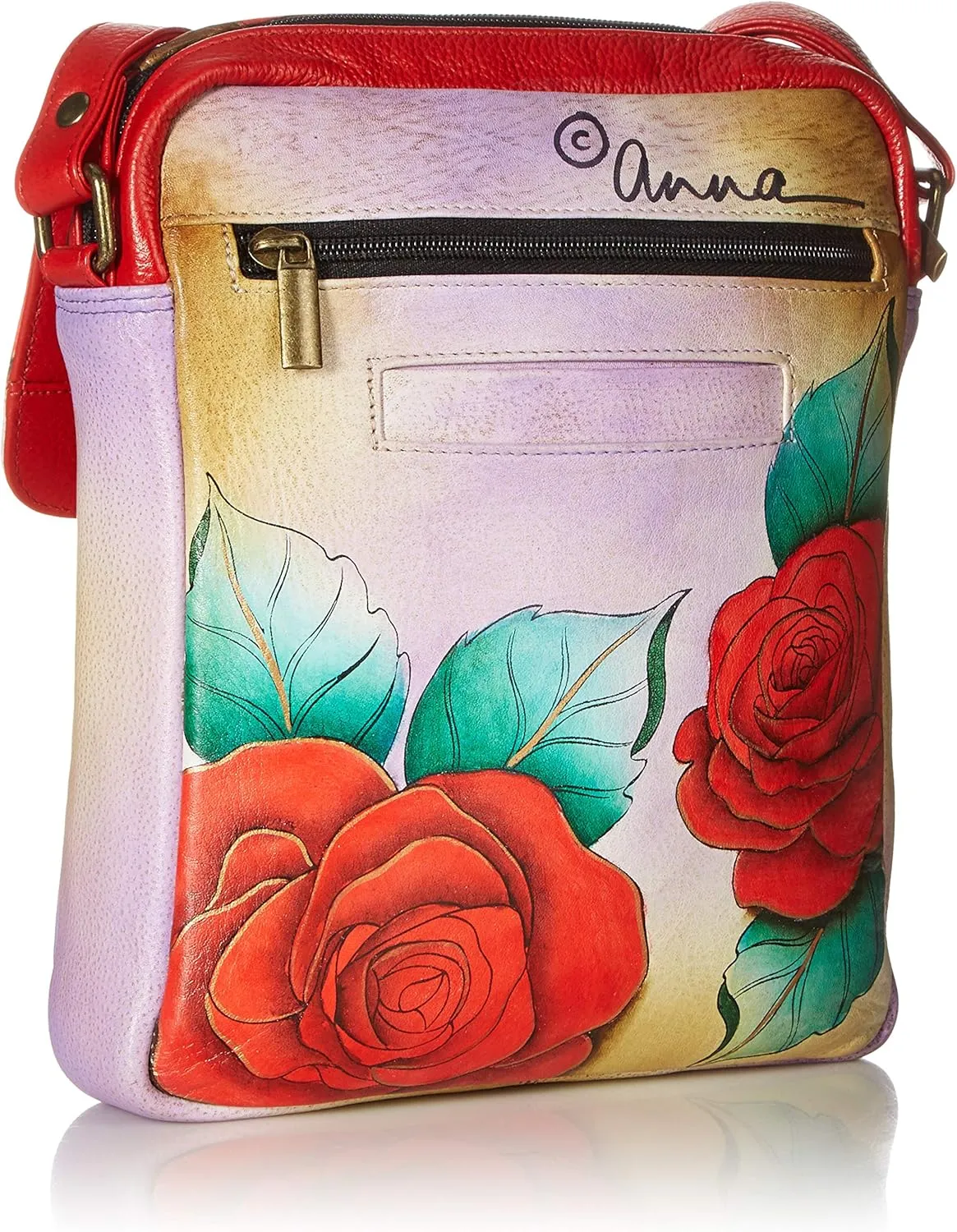 Anna by Anuschka Women’s Genuine Leather Medium Messenger Style Cross Body | Chic & Stylish Organizer