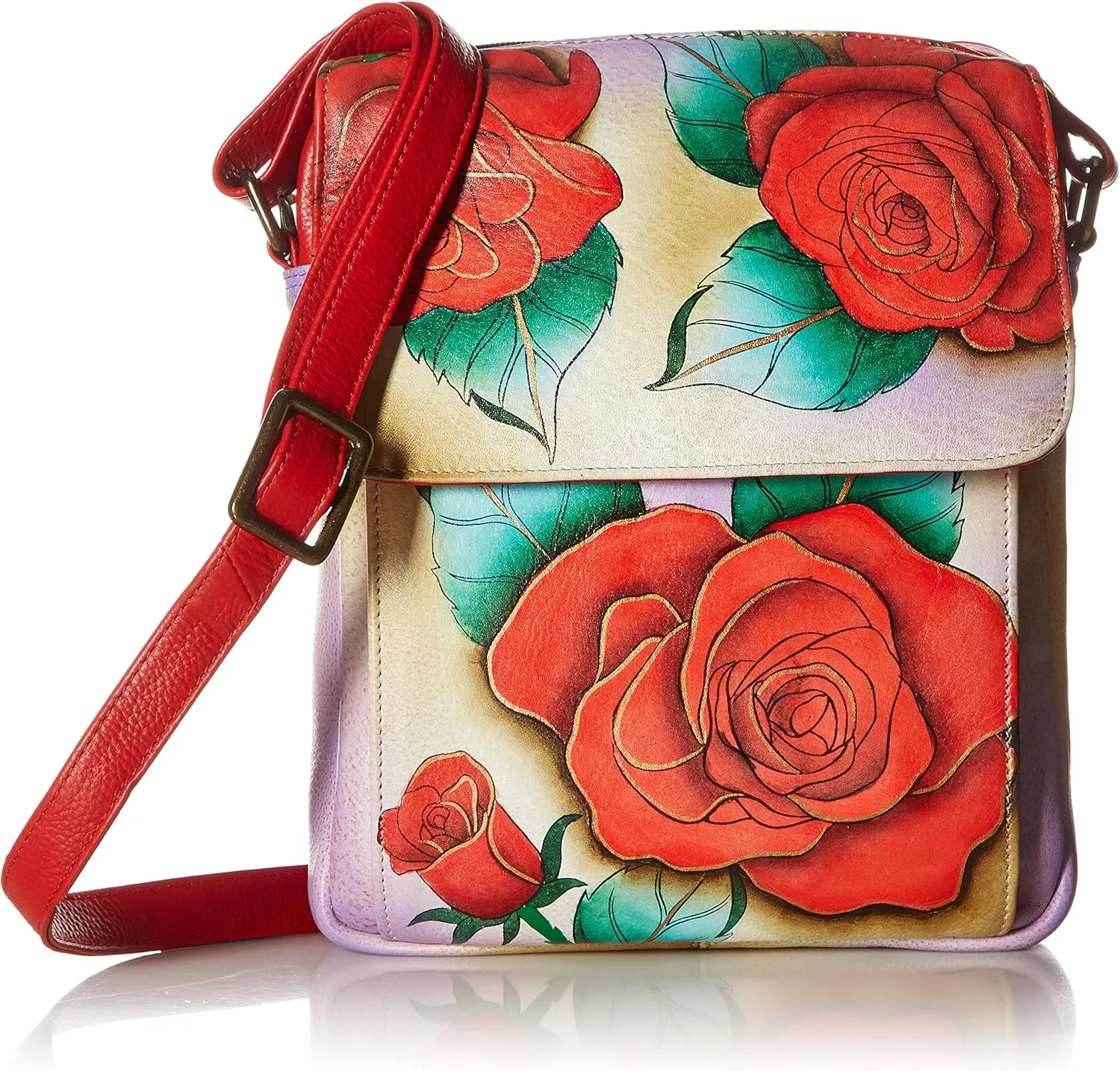 Anna by Anuschka Women’s Genuine Leather Medium Messenger Style Cross Body | Chic & Stylish Organizer