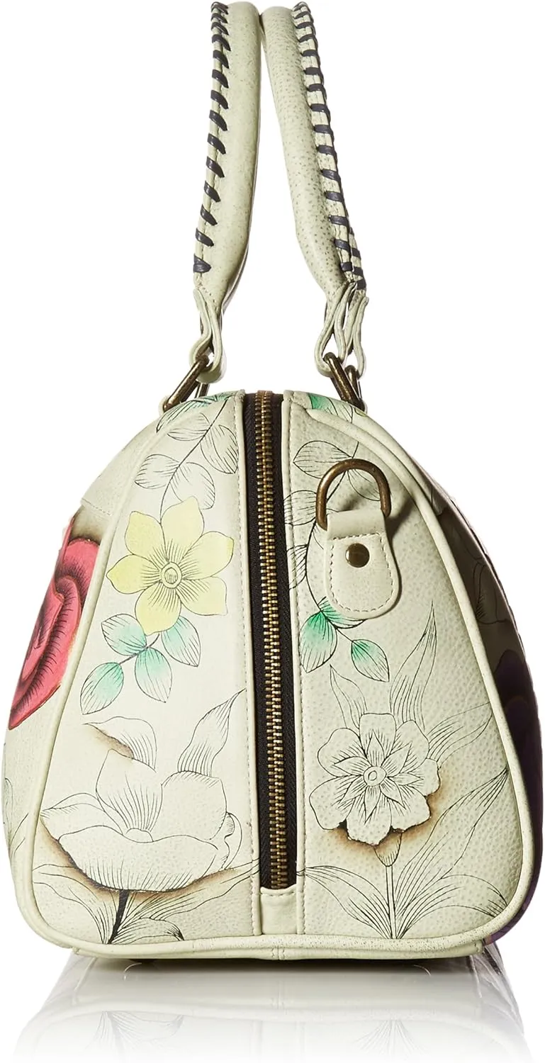 Anuschka Anna Hand Painted Leather Women's All Round Zip Satchel