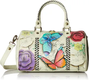 Anuschka Anna Hand Painted Leather Women's All Round Zip Satchel