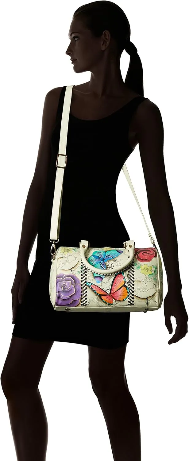 Anuschka Anna Hand Painted Leather Women's All Round Zip Satchel