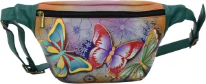 Anuschka Women's Hand Painted Leather Fanny Pack