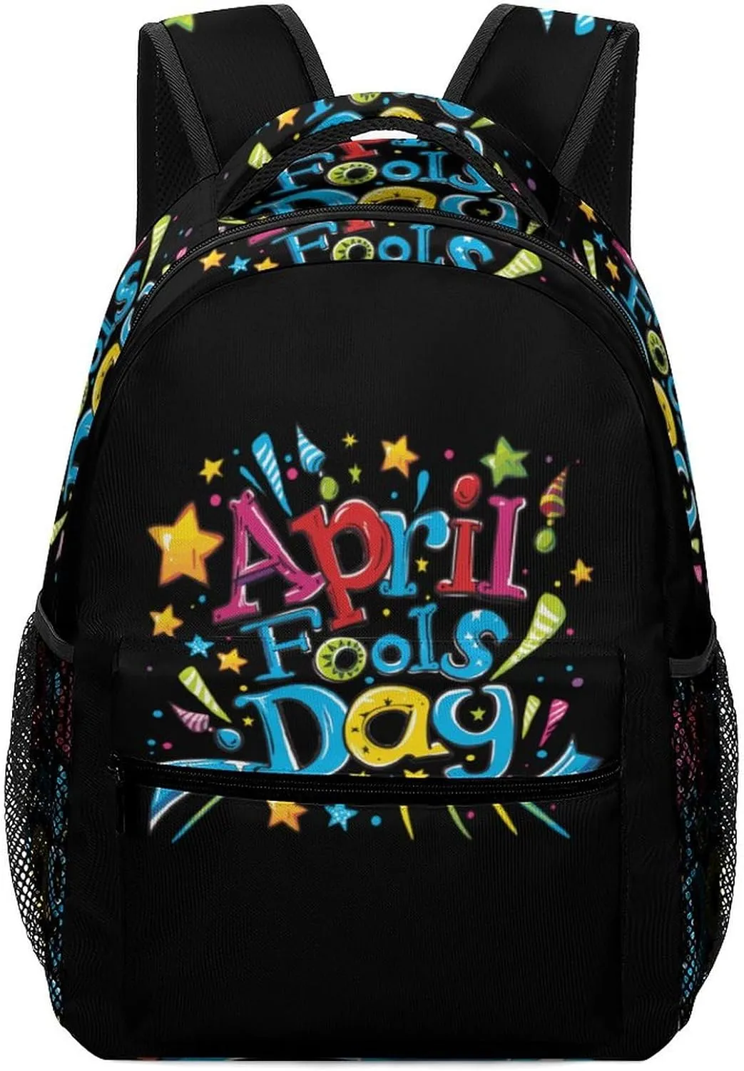 April Fool's Day Unisex Small Backpack Lightweight Shoulder Bag Travel Daypack