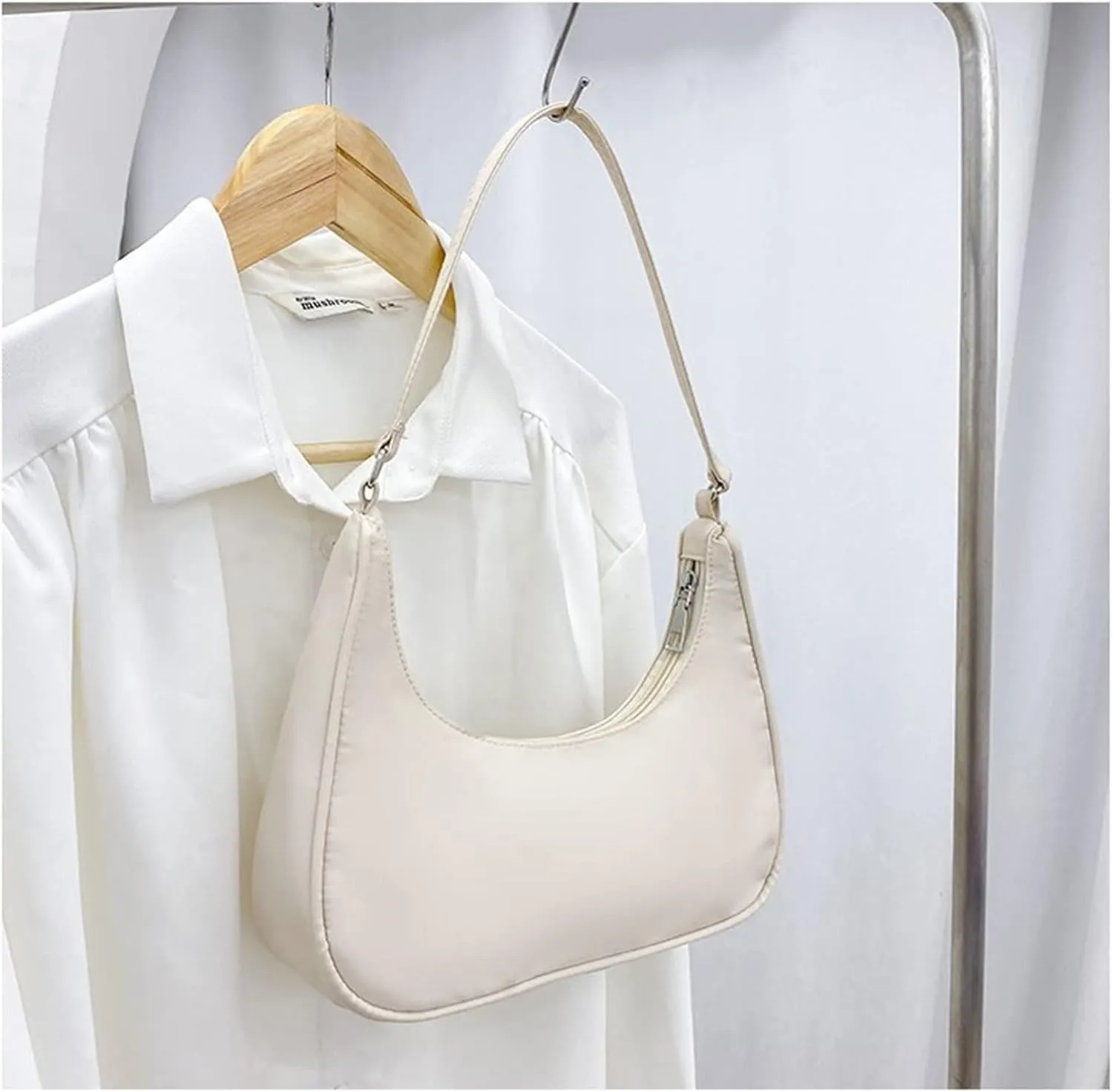 Armpit Purse Fashion Women Butterfly Chain Shoulder Underarm Bags Purses Handbags Elegant PU Hobo Bags