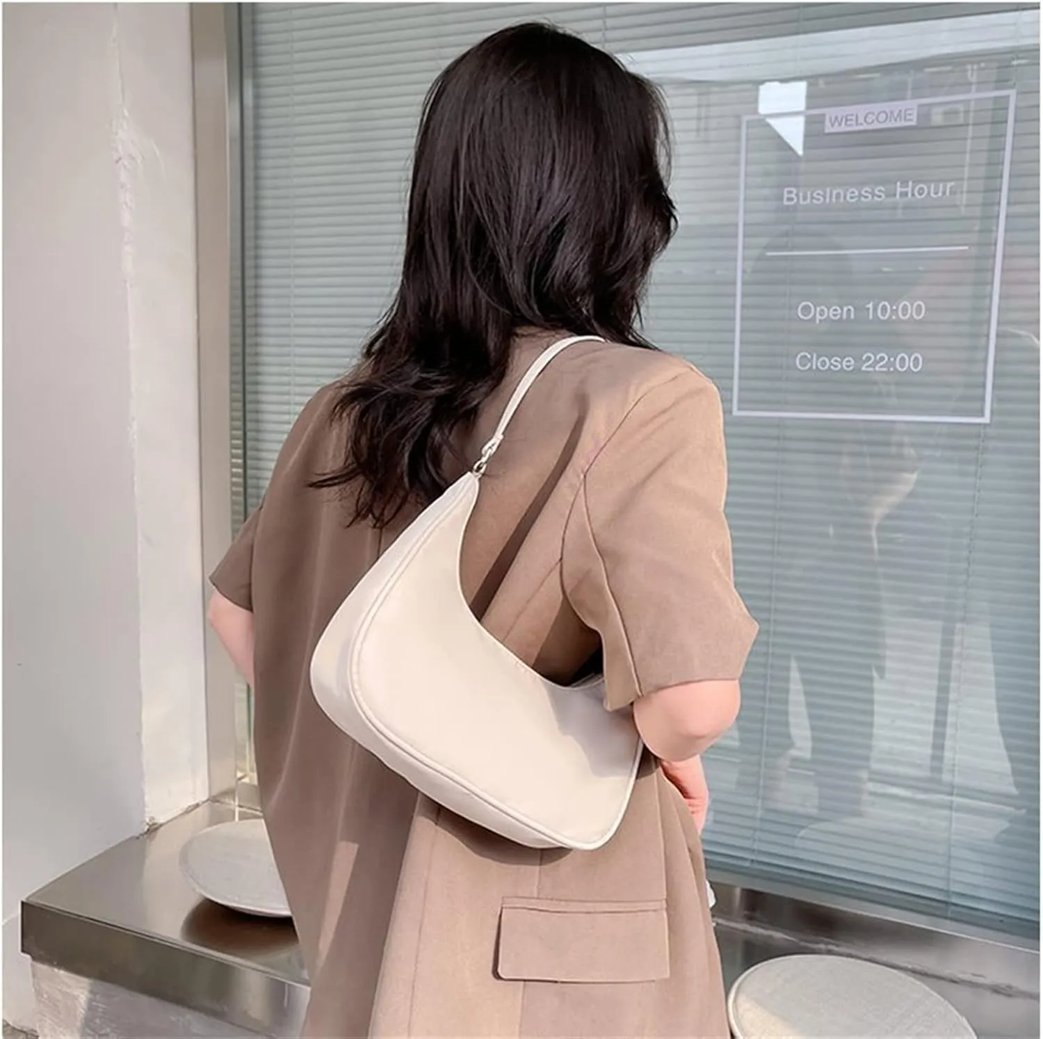 Armpit Purse Fashion Women Butterfly Chain Shoulder Underarm Bags Purses Handbags Elegant PU Hobo Bags