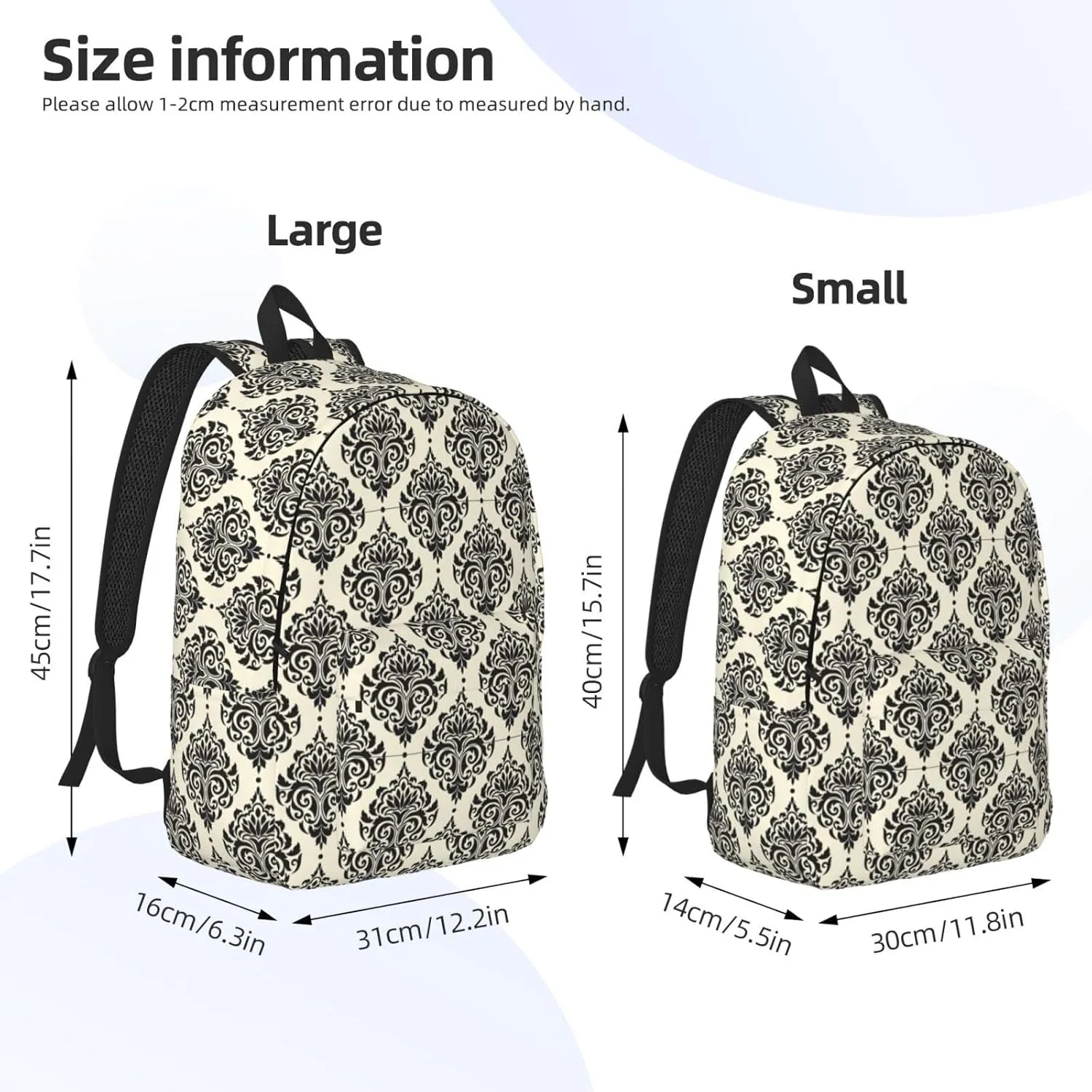 Asian Elephants Canvas Casual Lightweight Duffel Bag, Fashion Duffel Bag, Unisex Travel Backpack