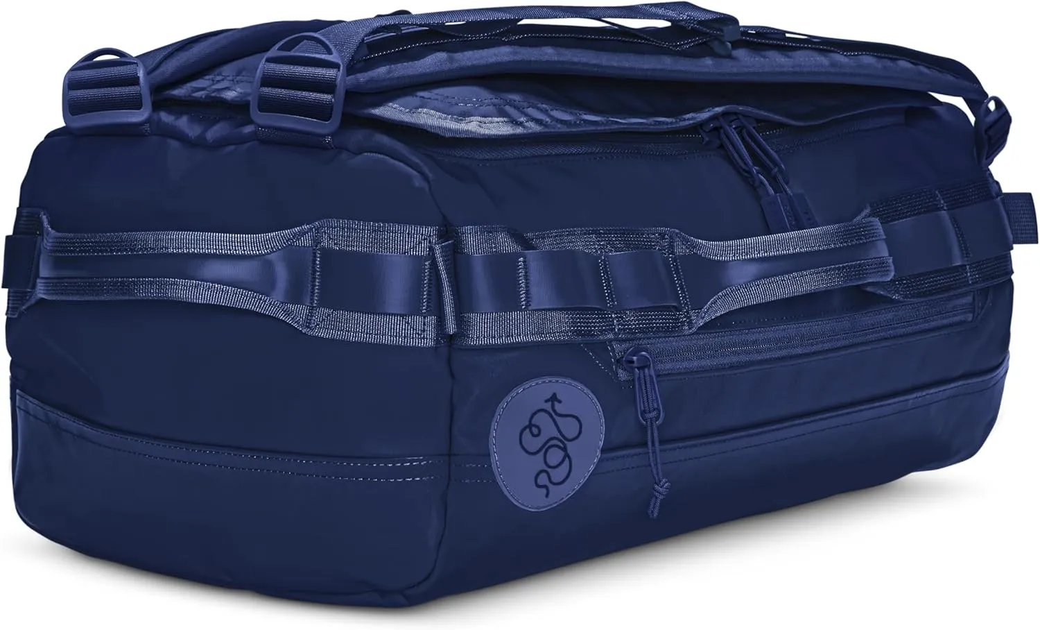 Baboon to the Moon Mini Duffle Bag – Small Gym Bag, Travel Duffel Bags for Women and Men, Duffle Bag for Travel, Backpack, Overnight Bag (Navy)