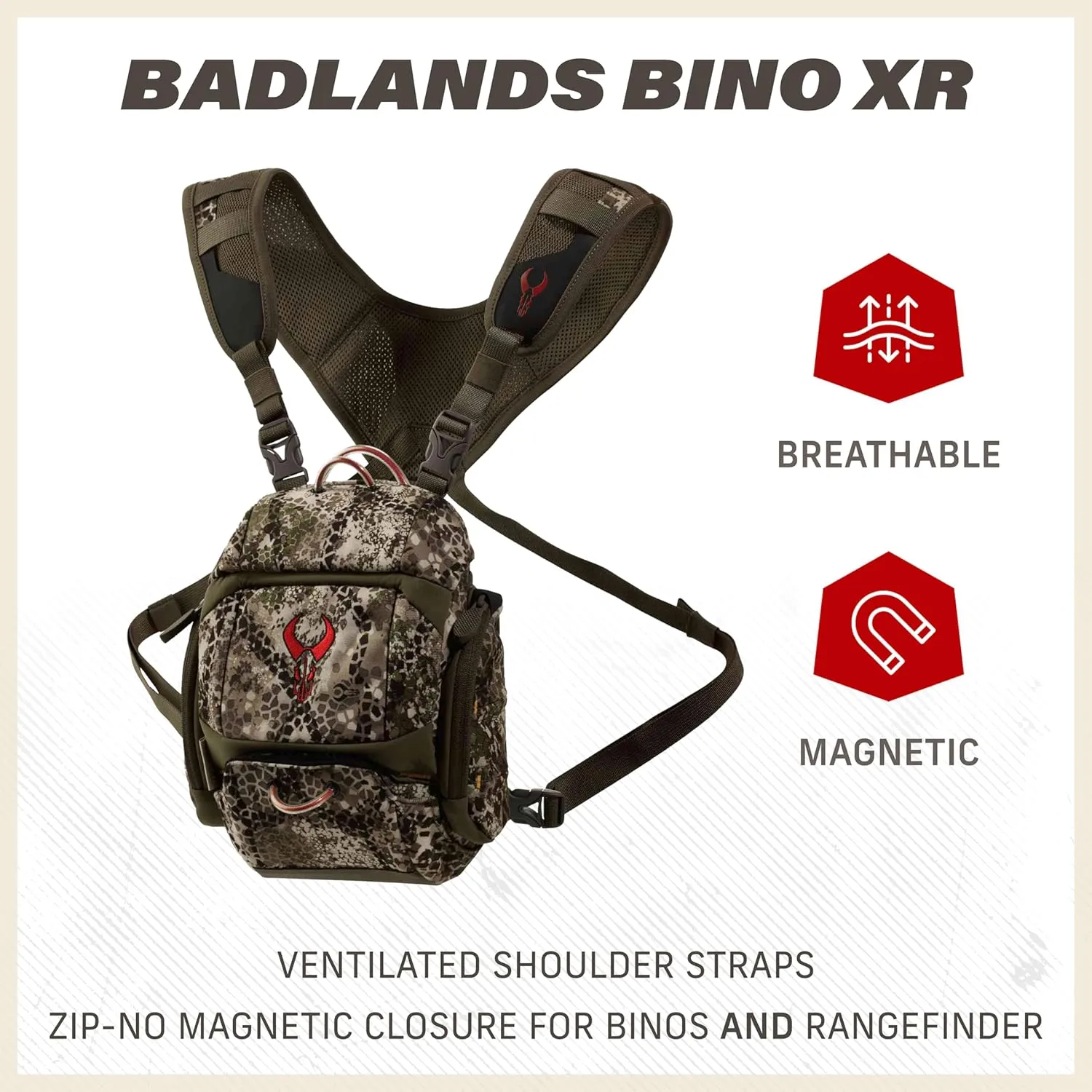 Badlands Bino XR Binocular and Rangefinder Case with Harness, Approach OG