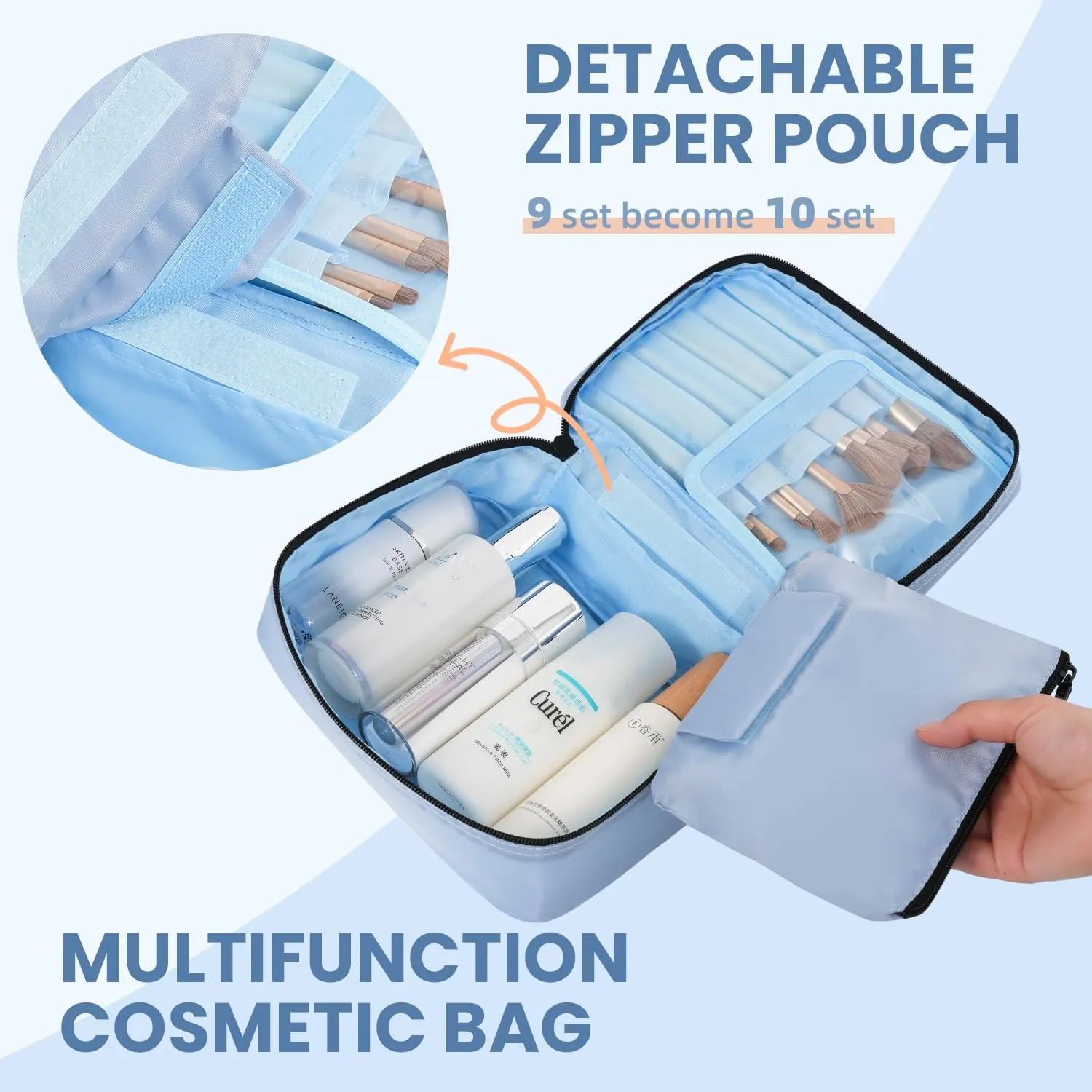 BAGAIL 8 Set/9 Set Packing Cubes Luggage Packing Organizer for Travel, Suitcase Packing Bags for Travel Accessories