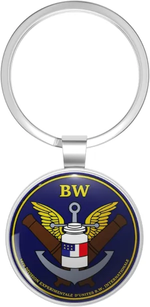 Battle Wonders Unit Logo - International Metal Double Sided Key Chain Keychain