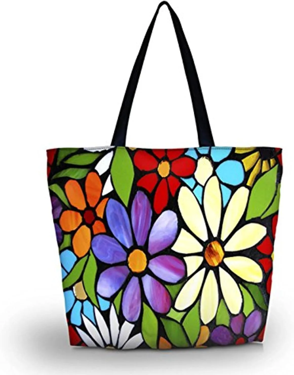Beach Tote Bags Travel Totes Bag Shopping Zippered Tote for Women Foldable Waterproof Overnight Handbag