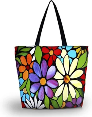 Beach Tote Bags Travel Totes Bag Shopping Zippered Tote for Women Foldable Waterproof Overnight Handbag