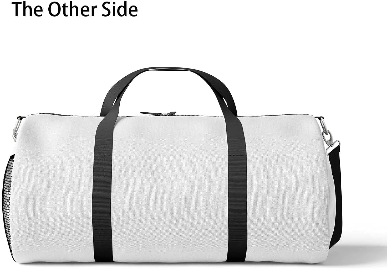 Beautiful Lighthouse Island Sunset Sports Duffel Bag Travel Gym Tote Bags Lightweight Durable Shoulder Strap Waterproof Polyester Outside Mesh Pocket Overnight Trip Duffel Bag for Women Men