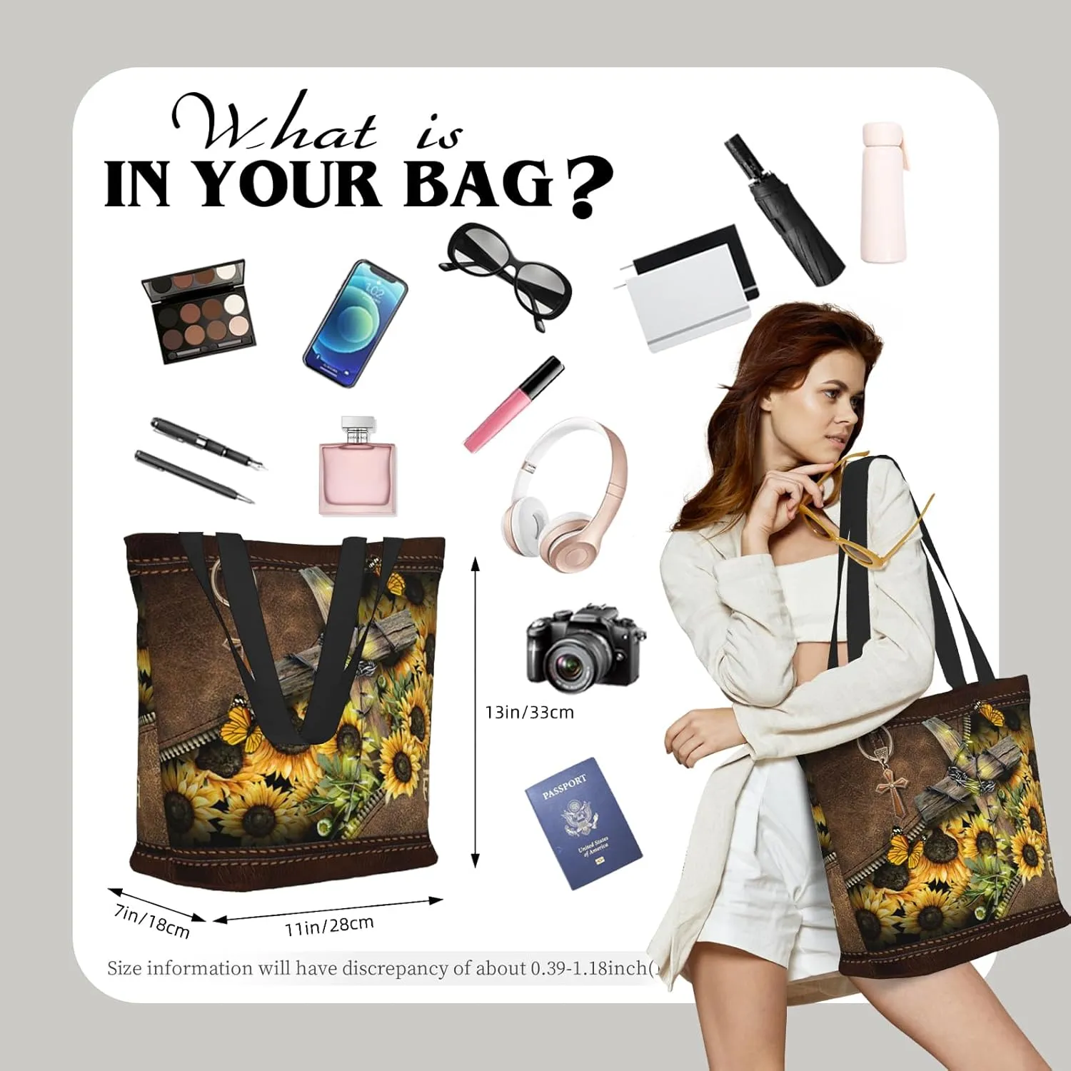 Bible Tote Bags For Women Christian Tote Bag Reusable Shopping Bags for Women Bible Verse Shoulder Bag Christian Gifts