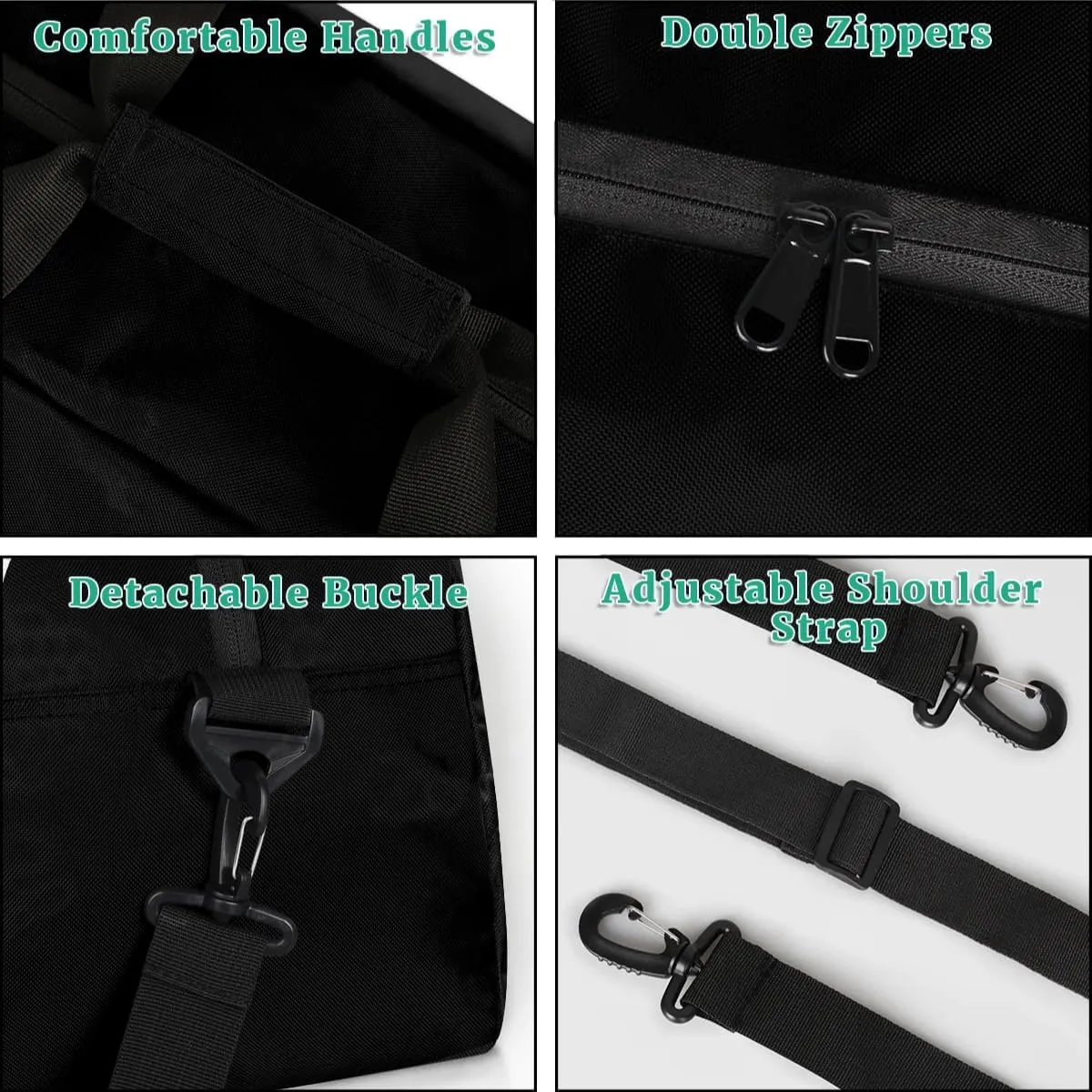 Black Custom Gym Bag for Women Men, Personalized Duffel Bag with Name, Small Sports Gym Bag Travel Duffle Bag Weekender Carry On Overnight Bags