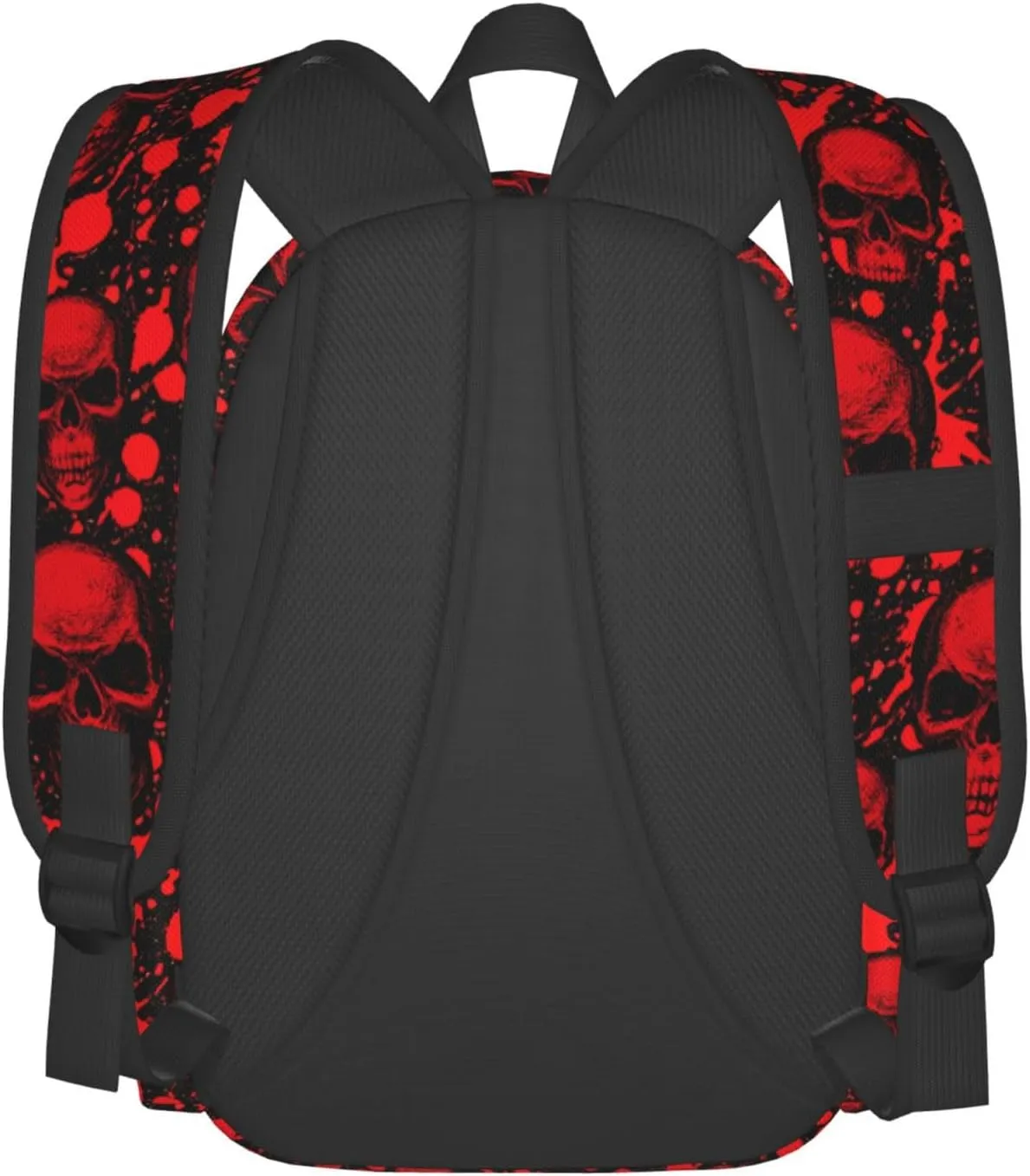 Blood Splatter Red Skeleton Stylish Backpack With Adjustable Padded Shoulder Straps Daypacks For College Travel