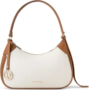 BOSTANTEN Shoulder Purses for Women Trendy Cresent Shoulder Bag Hobo Handbags, Beige