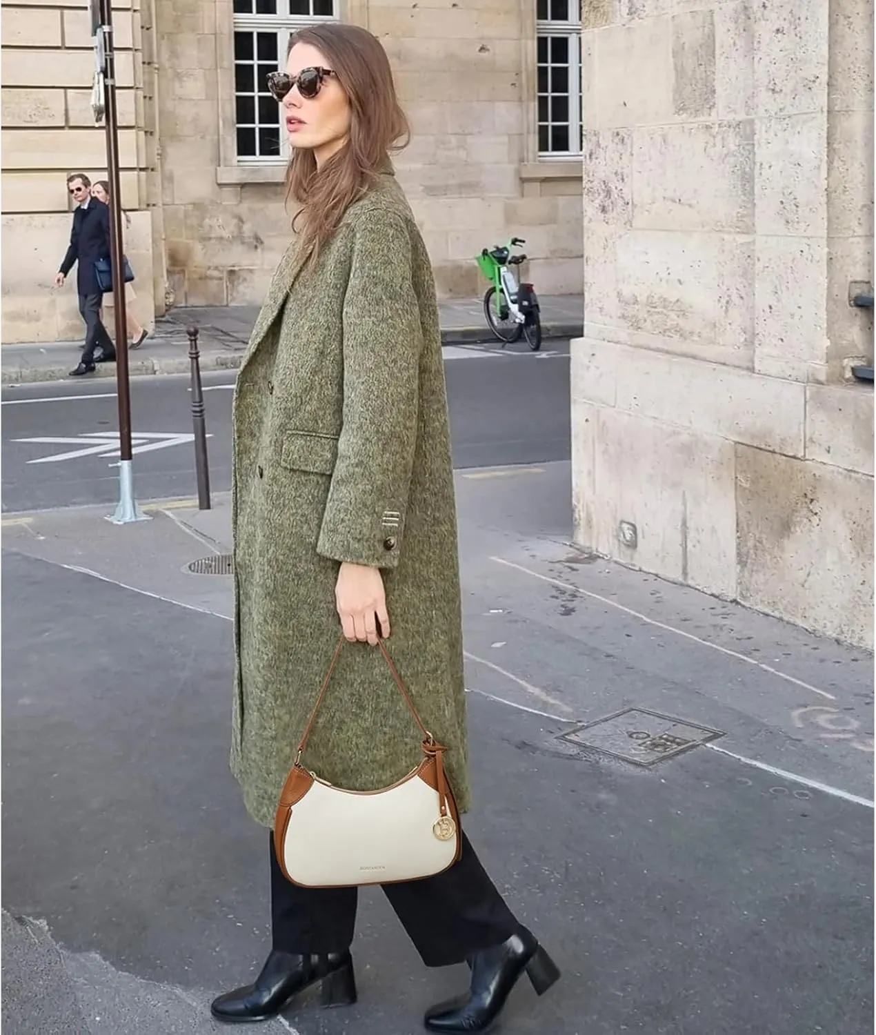 BOSTANTEN Small Purses for Women Trendy Cresent Shoulder Bag Hobo Handbags