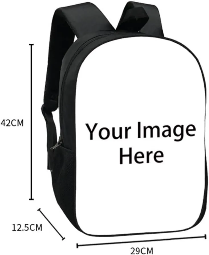 Boys Indigo Park Backpack 3Pcs Set Indigo Park 3D Figure Printed Backpack Indigo Park Shoulder Bag - 16.5in (07)
