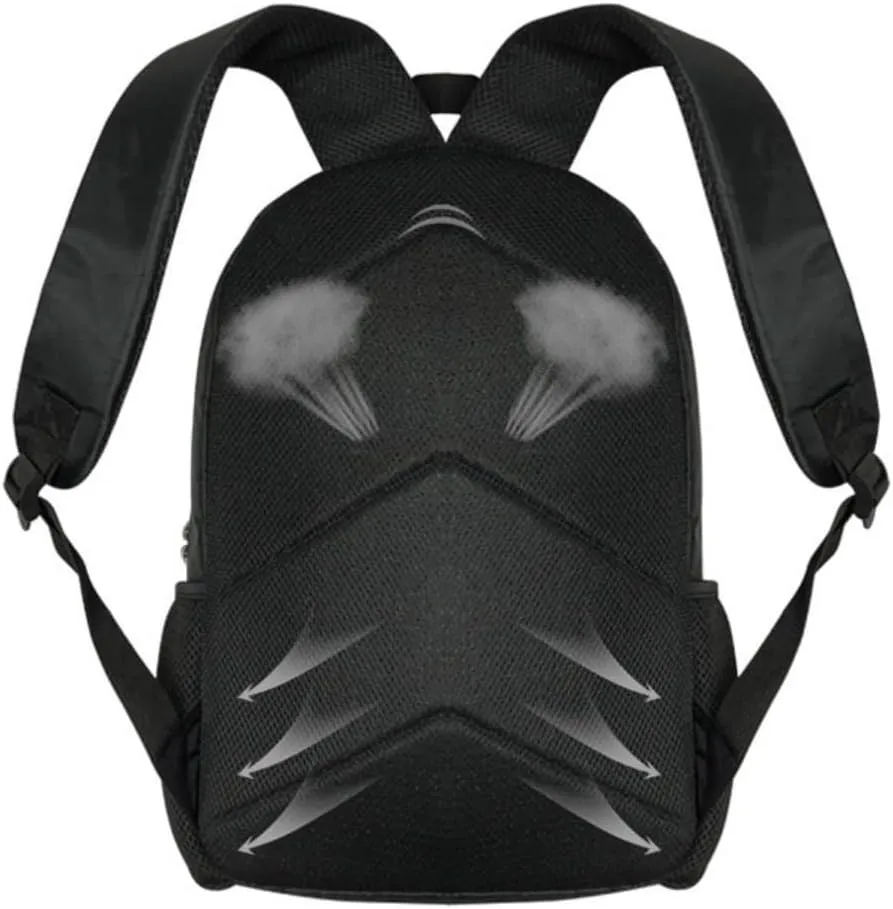 Boys Indigo Park Backpack 3Pcs Set Indigo Park 3D Figure Printed Backpack Indigo Park Shoulder Bag - 16.5in (07)