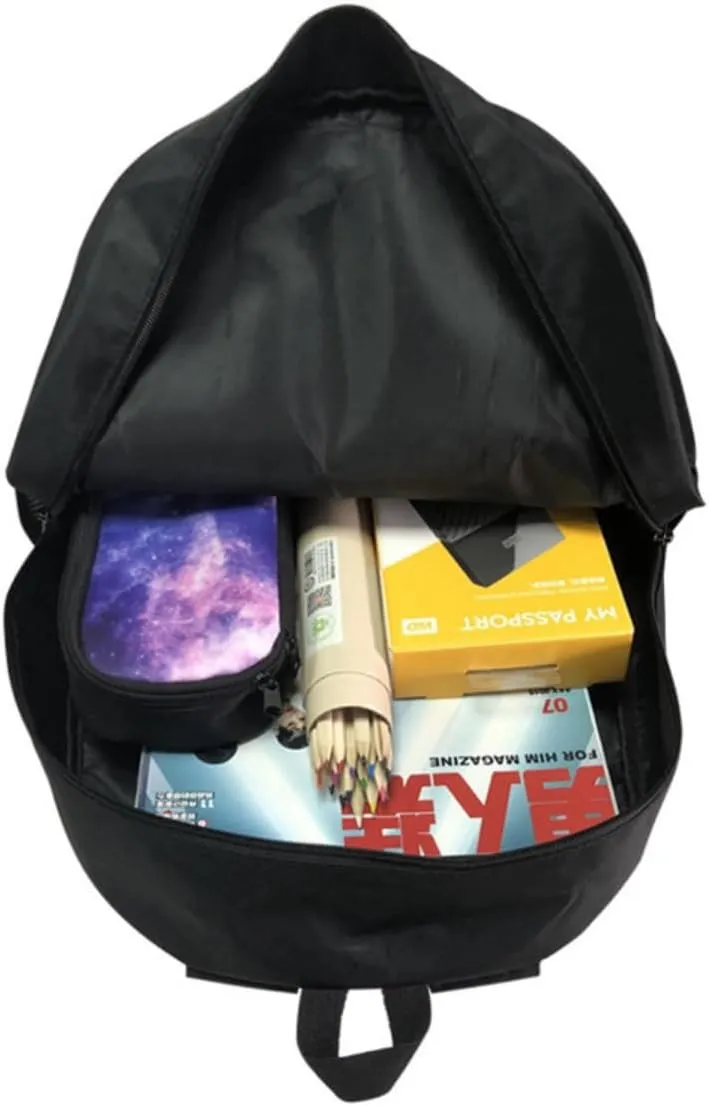 Boys Indigo Park Backpack 3Pcs Set Indigo Park 3D Figure Printed Backpack Indigo Park Shoulder Bag - 16.5in (07)